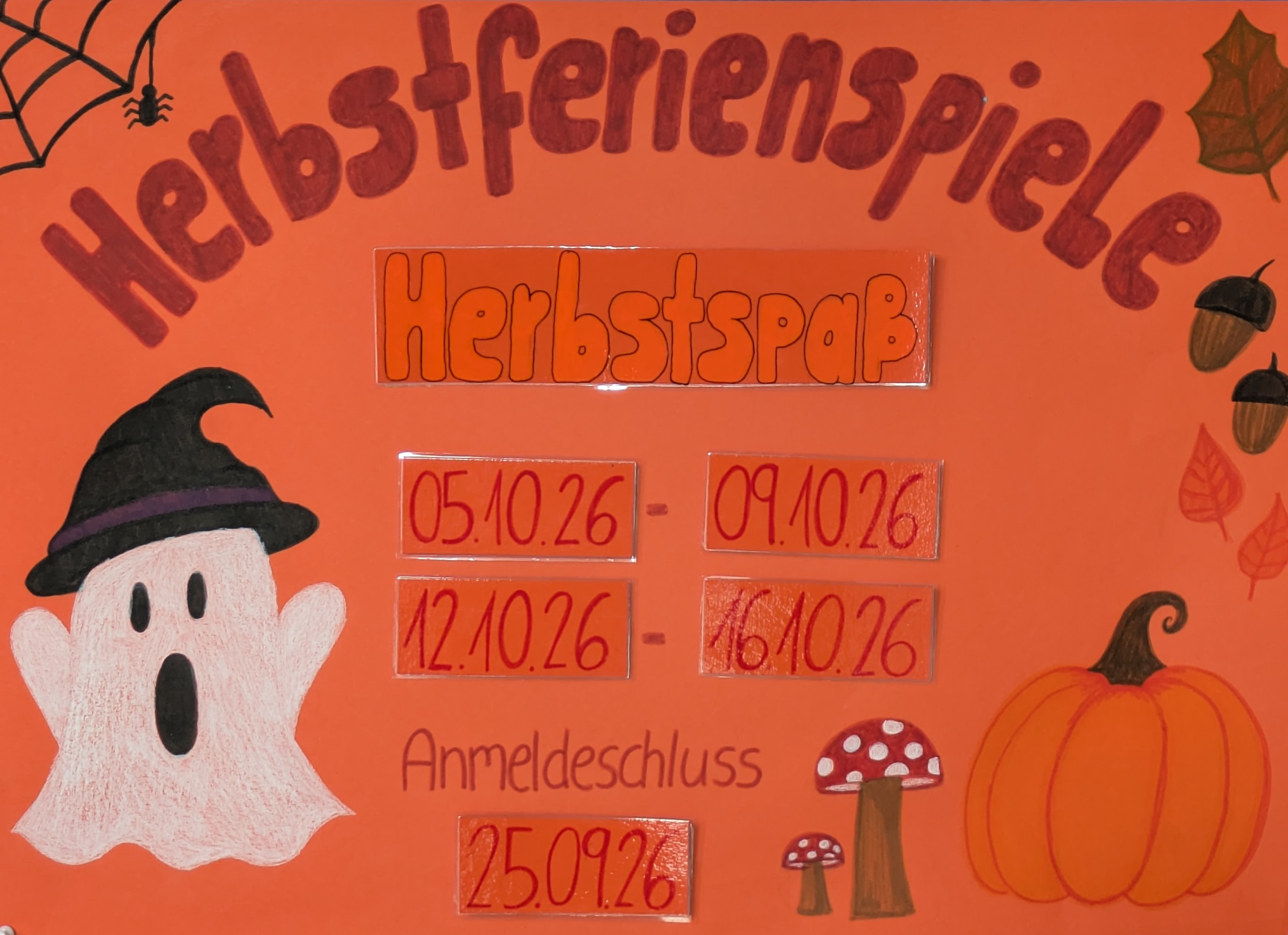 Jetzt zu den Herbstferienspielen anmelden