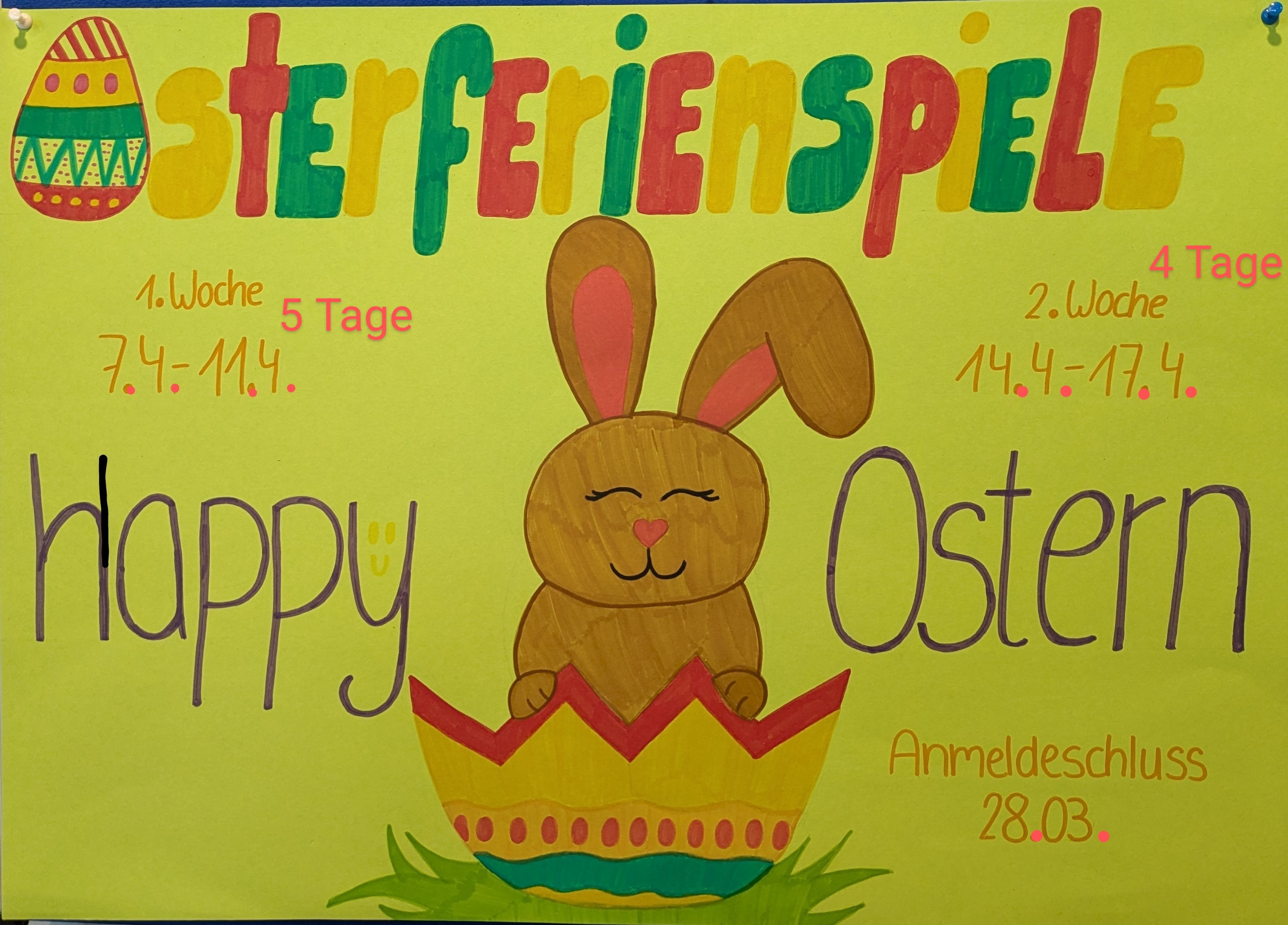 Jetzt noch zu den Oster-Ferienspielen anmelden